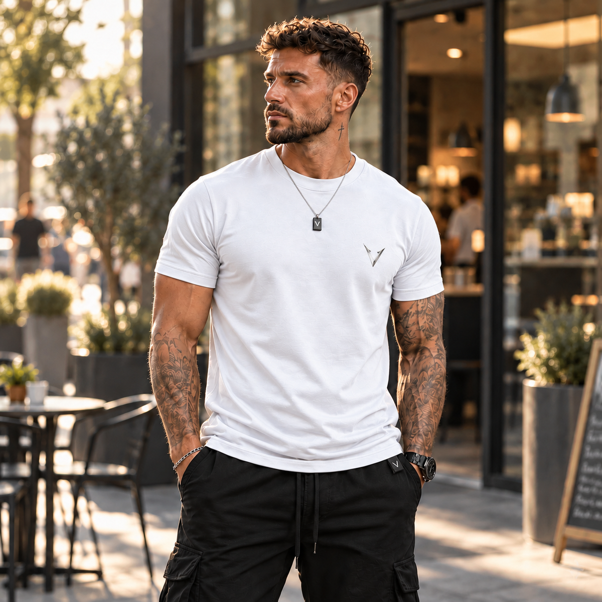 T-shirt VYRO Essential Blanc