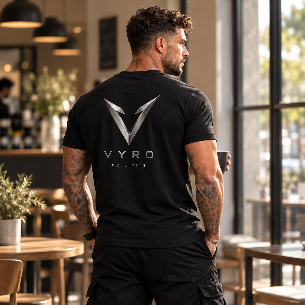T-shirt VYRO Essential Homme Noir