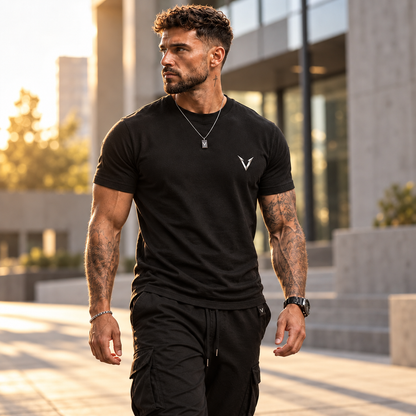 T-shirt VYRO Essential Homme Noir